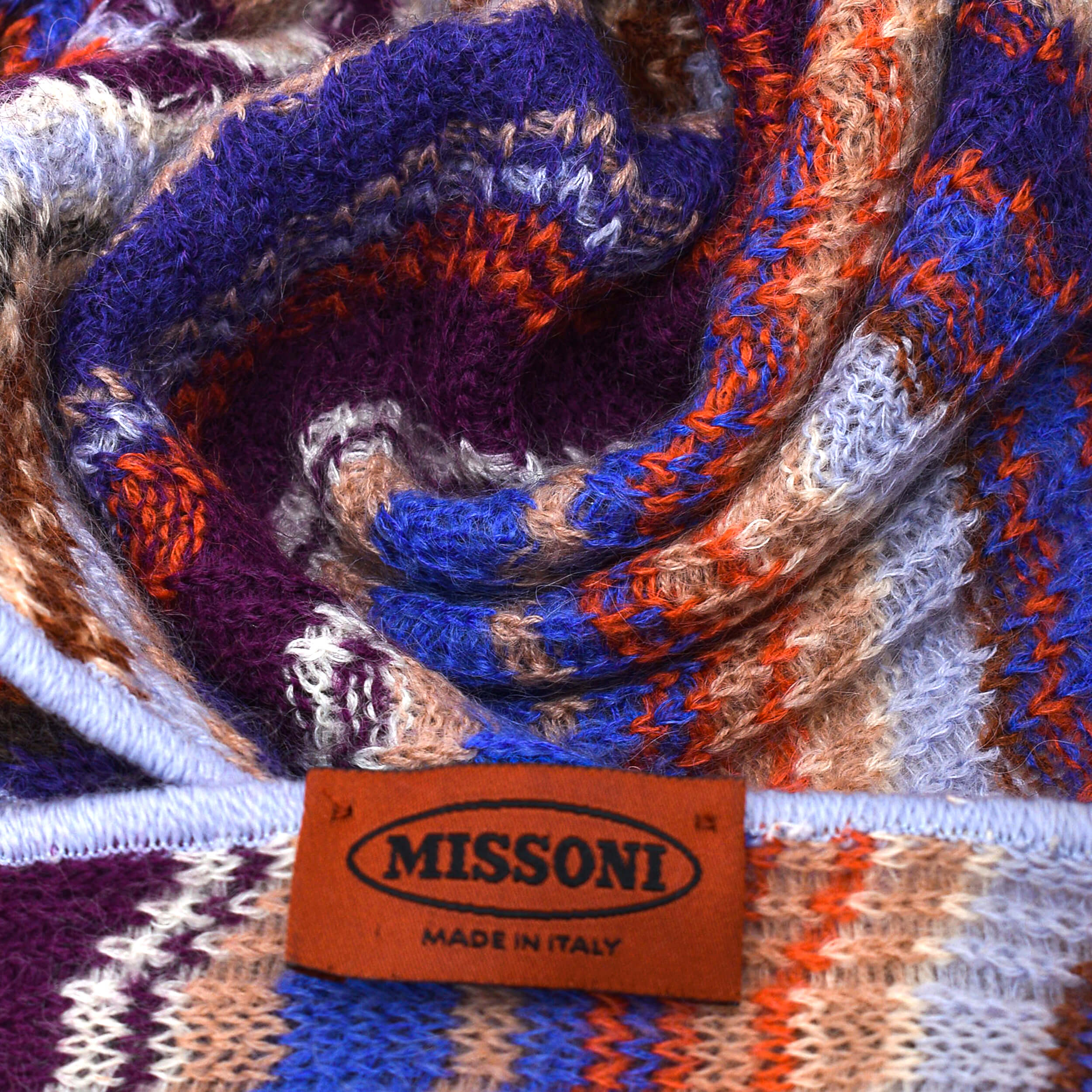 Missoni - Multicolor Wool Shawl 50 x 220